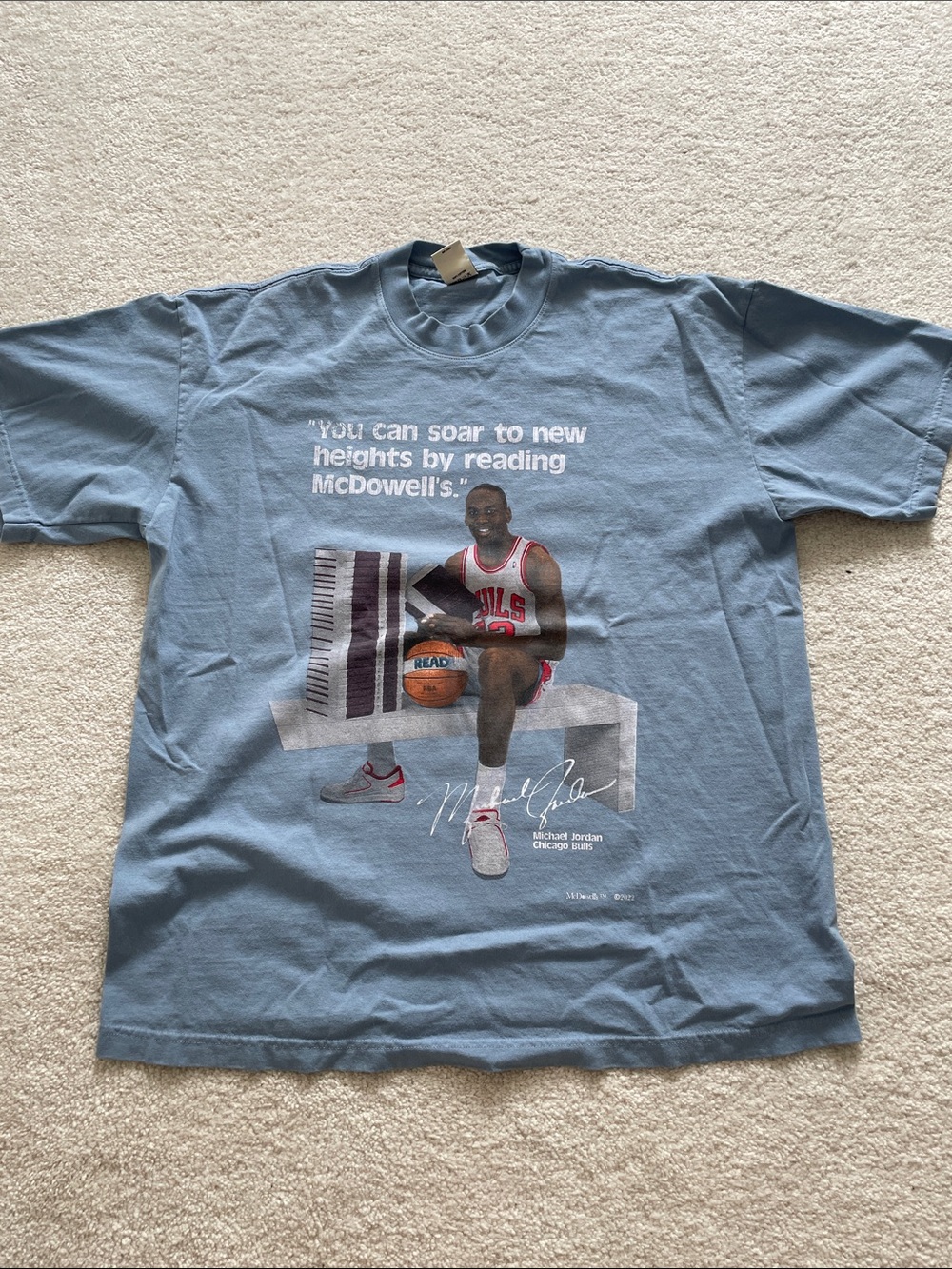 McDowells Michael Jordan reading T Shirt